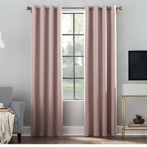 Sun Zero Oslo Theater Grade Curtain Panels- Pair Blush